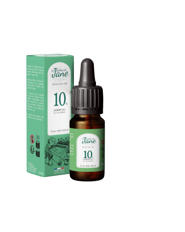 Huile CBD 10% full spectrum | LES JARDINS DE JANE