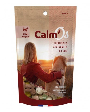 Friandise CBD chien moyen | CALM'OS NOVALOA