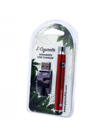 Batterie e-cigarette CBD 350mAh (Rouge)