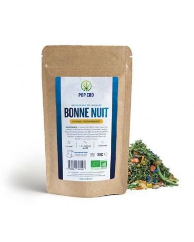 Tisane CBD bio bonne nuit - vrac | POP CBD