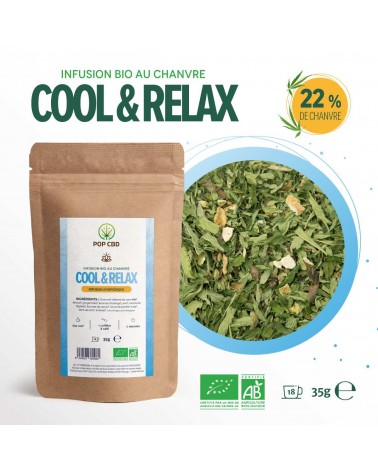 Tisane CBD bio cool & relax | POP CBD