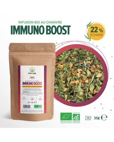 Tisane CBD bio immuno boost | POP CBD