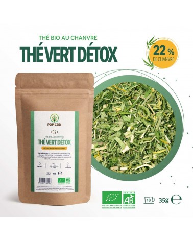 Thé CBD bio détox | POP CBD