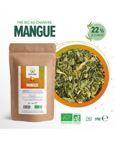 Thé CBD bio mangue | POP CBD