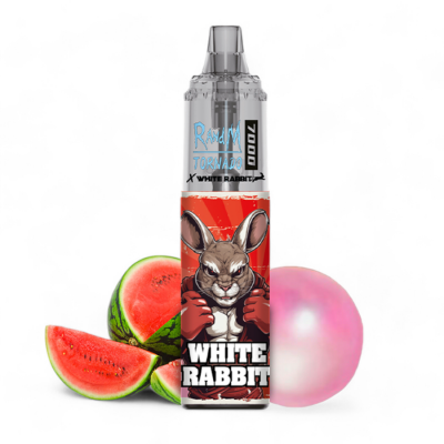 Puff White Rabbit Tornado 7000 Watermelon Bubble