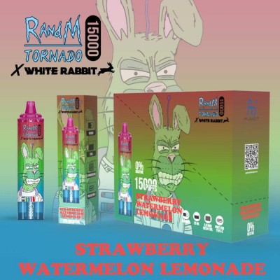 Puff White Rabbit Tornado 15000 Strawberry