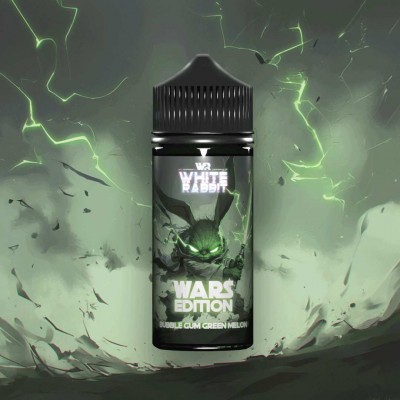 White Rabbit Wars Bubble Gum Green Melon E-Liquide