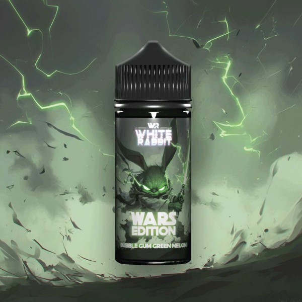 E-Liquide White Rabbit Wars Edition Bubble Gum Green Melon