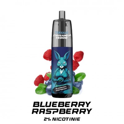 Puff WHITE RABBIT  15000 Blueberry Raspberry