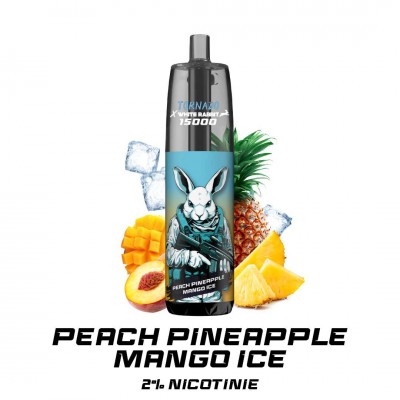 Puff WHITE RABBIT 15000 Peach Pineapple Mango Ice