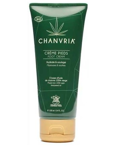 Crème pieds huile de chanvre bio | CHANVRIA