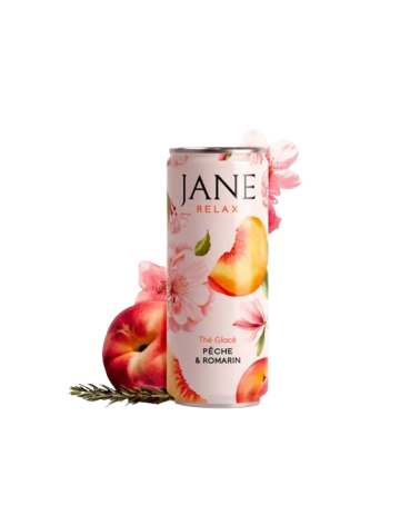 Thé CBD pêche romarin bio | JANE