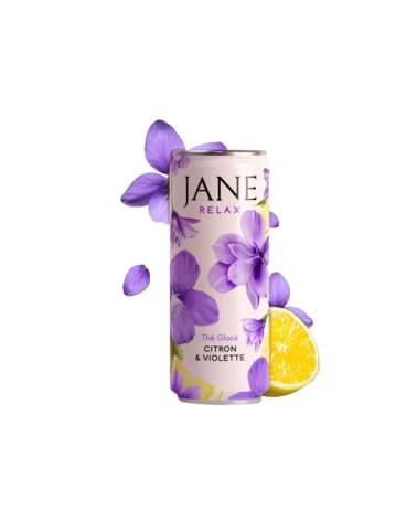 Thé CBD violette citron bio | JANE