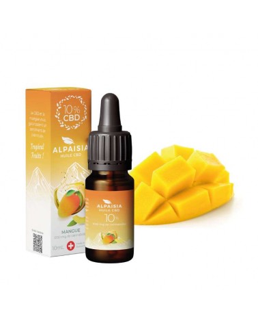 Huile CBD 10% broad spectrum mangue