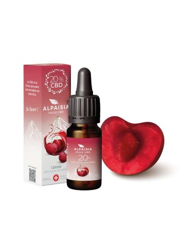 Huile CBD 20% broad spectrum cerise | ALPAISIA