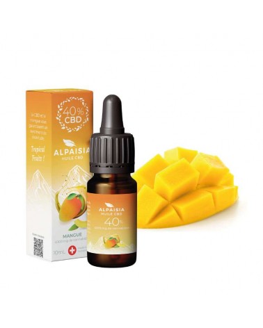 Huile CBD 40% broad spectrum mangue