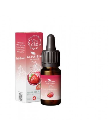 Huile CBD 10% fraise